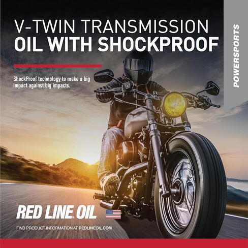 Red Line 42804 Full Synthetic Gear Oil, V-Twin Transmission Oil with Shockproof - 1 Quart (12 Pack) in Saudi Arabia
