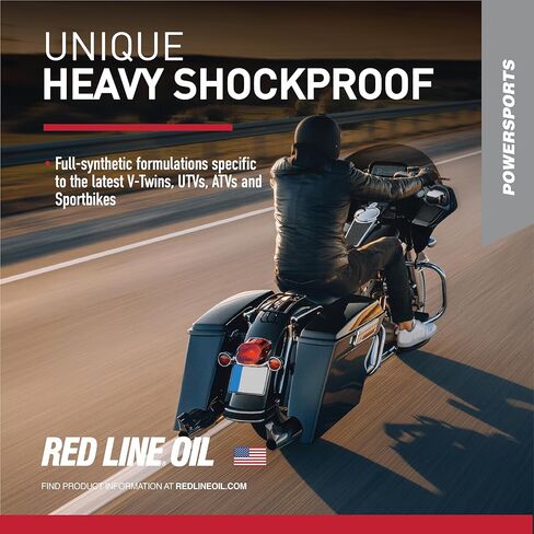 Red Line 42804 Full Synthetic Gear Oil, V-Twin Transmission Oil with Shockproof - 1 Quart (12 Pack) in Saudi Arabia