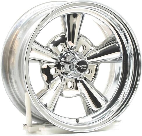 AWC 67 SUPREME Custom Wheel - 14x6, -16 Offset, 5x114.3 Bolt Pattern, 82.6mm Hub - Chrome Rim in Kuwait