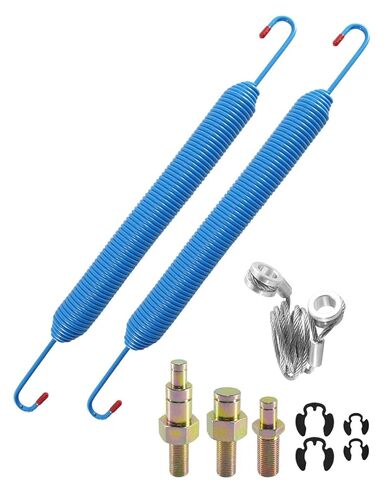 13-03761 Hood Spring Cable and Stud Bolts with Retaining Rings Fit for Peterbilt 357 377 379 1987-2008, Replace 13-03663 L92-6000-0718 13-04638 13-03662, 2pcs in Saudi Arabia