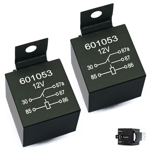 2 Pcs 1R1249, 33001777, AR204, 56-1636, RAA1734 Multi Purpose Relay Fit for Chrysler Pacifica Town Country 300 Concorde Intrepid Lhs New Yorker 1995-1999 2004-2006 2009-2012, 12V 40A 5 Pins in Saudi Arabia