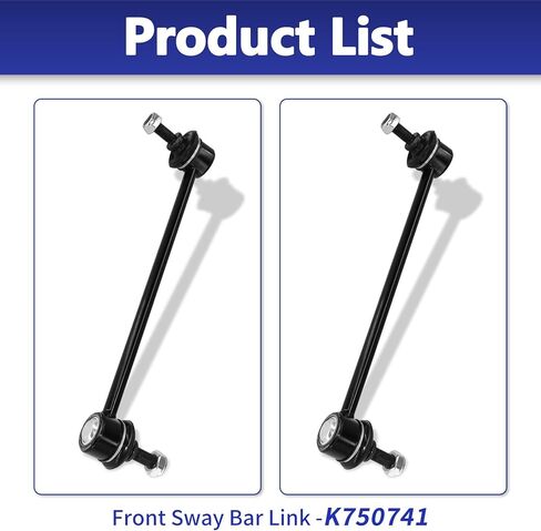 Sway Bar Links, K750741 Front Stabilizer Sway Bar End Link Compatible With 2014-2022 Jeep Cherokee with Off Road Package - 2 PCS in Saudi Arabia