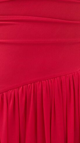 DEIJA فستان ماكسي مكشوف الكتفين - فراولة – BEC + BRIDGE US in Kuwait