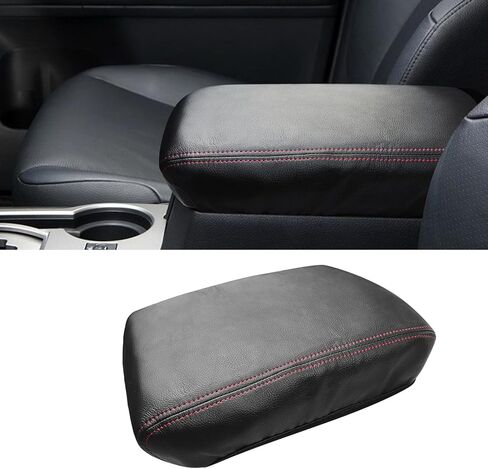 Compatible with Center Console Armrest Cover for Toyota 4Runner 5th Gen 2010-2023 Leather Arm Rest Storage Box Lids Cushion Protector Pad in Saudi Arabia