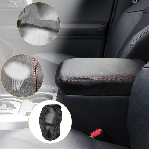 Compatible with Center Console Armrest Cover for Toyota 4Runner 5th Gen 2010-2023 Leather Arm Rest Storage Box Lids Cushion Protector Pad in Saudi Arabia