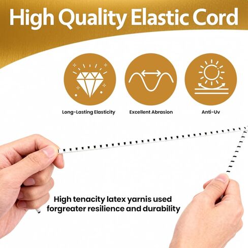 لفة حبل بنجي 3/32 بوصة × 100 قدم، أبيض أسود شديد التحمل سلك مطاطي للصدمات نايلون قابل للتمدد حبل بنجي كاياك للأمتعة، التخييم، قوارب الكاياك، عمود الخيمة، ربط لأسفل (3/32 بوصة × 100 قدم) in Kuwait