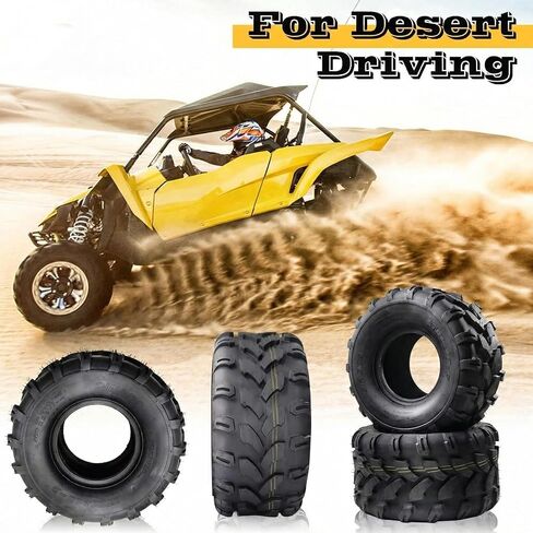 إطارات 21X10-8 ATV، جميع التضاريس 4PR، TL QD109، إطارات ذات قدرة على جميع التضاريس، مصممة للممرات والطين والرمل (عبوة من قطعتين، بدون أنبوب) in Kuwait