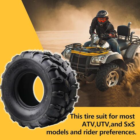 إطارات 21X10-8 ATV، جميع التضاريس 4PR، TL QD109، إطارات ذات قدرة على جميع التضاريس، مصممة للممرات والطين والرمل (عبوة من قطعتين، بدون أنبوب) in Kuwait