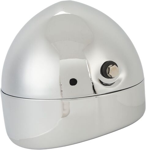 Kikumi دراجة نارية المصباح الإسكان 67789 91 الكروم مطلي المصباح قذيفة لمبة دلو العالمي صالح 7 بوصة in Kuwait