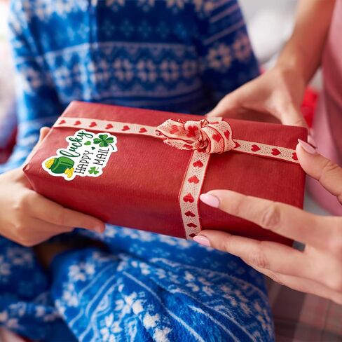 St Patricks Day Thank You Business Stickers, Happy St Patrick's Day Shamrock Sticker, Lucky Happy Maill Stickers for Small Business Handmade Envelope Packaging Package, 200 PCS in Kuwait