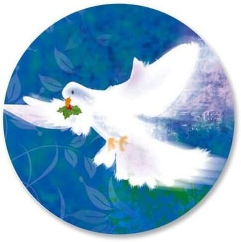 أختام مظروف رحلة الحمامة - مجموعة من 144 لاصق ذاتي، ورقة مسطحة، أختام لاصقة مقاس 1-1/2 بوصة، من الصور الملونة in Kuwait