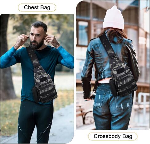 BAIGIO Tactical Chest Sling Bag Crossbody Pack One Strap Shoulder Backpack in Kuwait