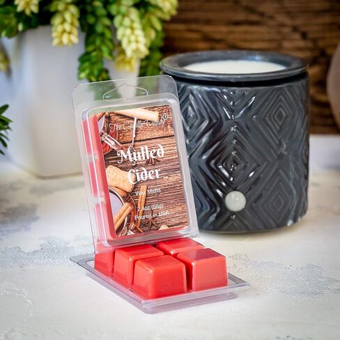 رائحة The Candle Daddy Mulled Cider - الحد الأقصى من مكعبات الشمع المعطرة / تذوب - 5 عبوات - إجمالي 10 أونصات - 30 مكعبًا in Saudi Arabia