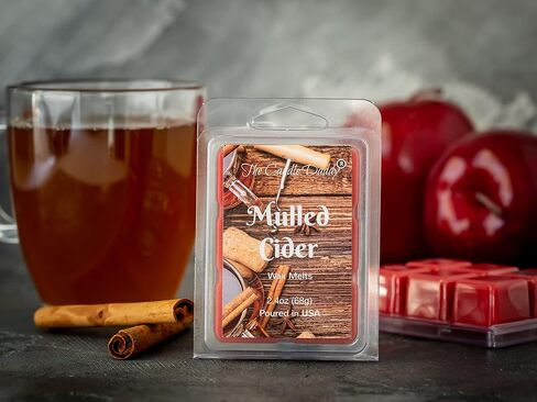 رائحة The Candle Daddy Mulled Cider - الحد الأقصى من مكعبات الشمع المعطرة / تذوب - 5 عبوات - إجمالي 10 أونصات - 30 مكعبًا in Saudi Arabia