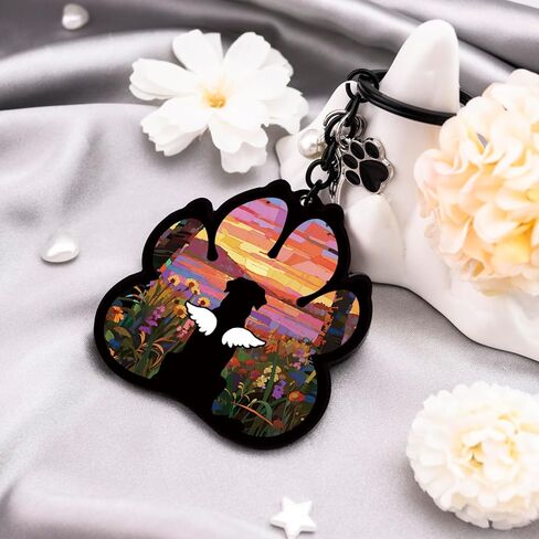 Dog Memorial Gifts for Loss of Dog Sympathy Keychain Pet Memorial Gifts for Dogs Passing Away Gift Dogs Remembrance Gift Condolence In Memory of Pet Keyring in Kuwait