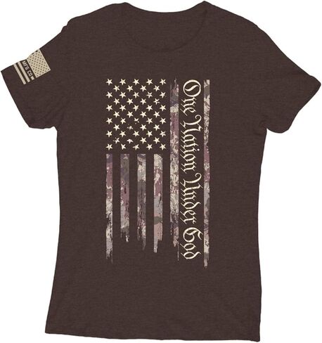 تي شيرت نسائي على طراز Howitzer One Nation Military Grunt MFG in Kuwait