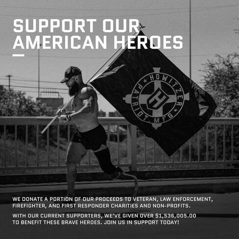 تي شيرت نسائي على طراز Howitzer One Nation Military Grunt MFG in Kuwait