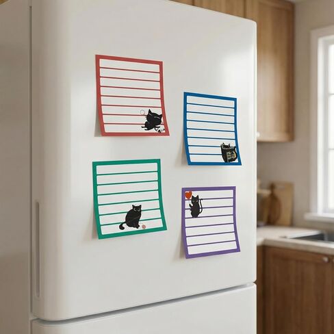 ملاحظات لاصقة لطيفة 9 عبوات، وسادات مذكرة لاصقة مقاس 3x3 بوصة 450 ورقة، مبطنة وفارغة، قرطاسية Kawaii Kitten، هدايا مضحكة لمحبي القطط للنساء، لوازم مكتبية مكتبية مدرسية in Kuwait