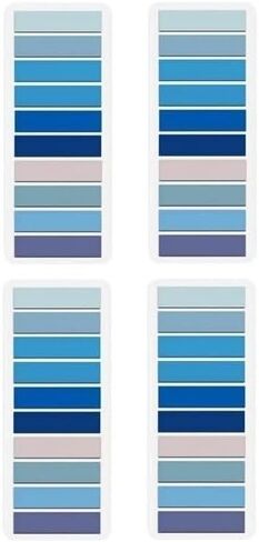 800 قطعة من علامات التبويب الزرقاء اللاصقة، أعلام كتب قابلة للكتابة وتغيير وضعها، وسادات ملاحظات ذاتية اللصق لوضع علامات على الصفحة، وتصنيف الملفات in Kuwait