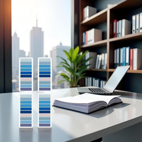 800 قطعة من علامات التبويب الزرقاء اللاصقة، أعلام كتب قابلة للكتابة وتغيير وضعها، وسادات ملاحظات ذاتية اللصق لوضع علامات على الصفحة، وتصنيف الملفات in Kuwait