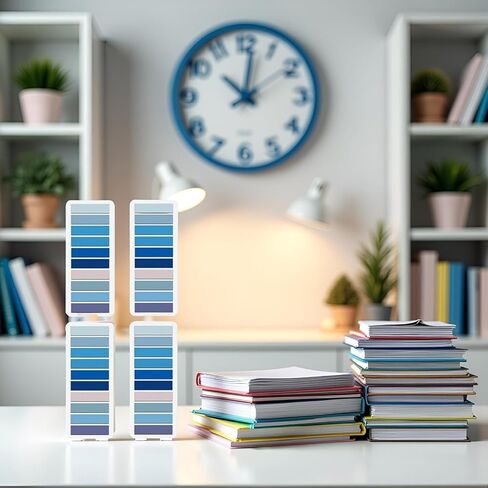 800 قطعة من علامات التبويب الزرقاء اللاصقة، أعلام كتب قابلة للكتابة وتغيير وضعها، وسادات ملاحظات ذاتية اللصق لوضع علامات على الصفحة، وتصنيف الملفات in Kuwait