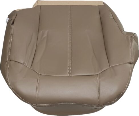 NLQR Front Passenger Side Bottom Replacement Seat Cover Tan 522 Microfiber Leather Compatible with Chevy Silverado Avalanche Compatible with GMC Sierra 1500 2500 1999 2000 2001 2002 in Saudi Arabia