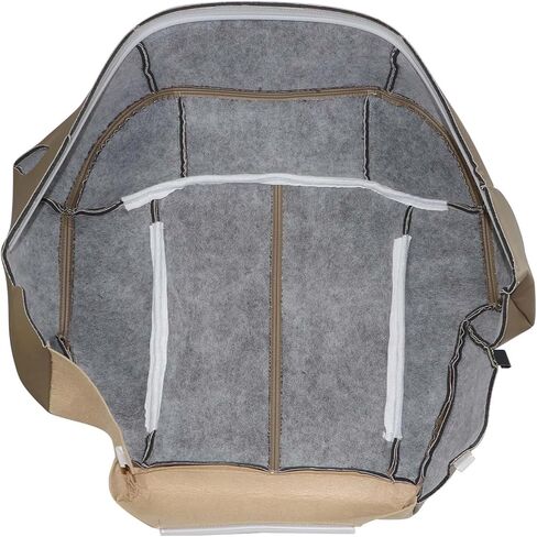 NLQR Front Passenger Side Bottom Replacement Seat Cover Tan 522 Microfiber Leather Compatible with Chevy Silverado Avalanche Compatible with GMC Sierra 1500 2500 1999 2000 2001 2002 in Saudi Arabia