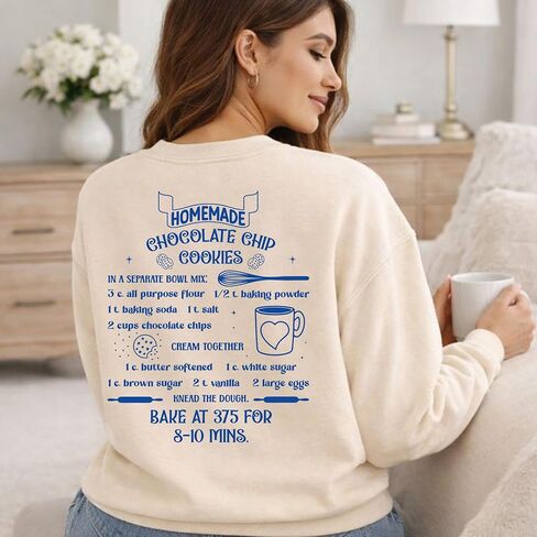 Butter Sweatshirt Salted Butter Shirt Funny Sweatshirts for Women Cute Graphic Tees Baking Lovers T-Shirt in Saudi Arabia