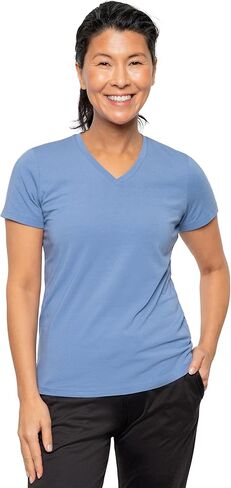 Insect Shield Women's UPF Wicking Short Sleeve V-Neck T-Shirt in Saudi Arabia