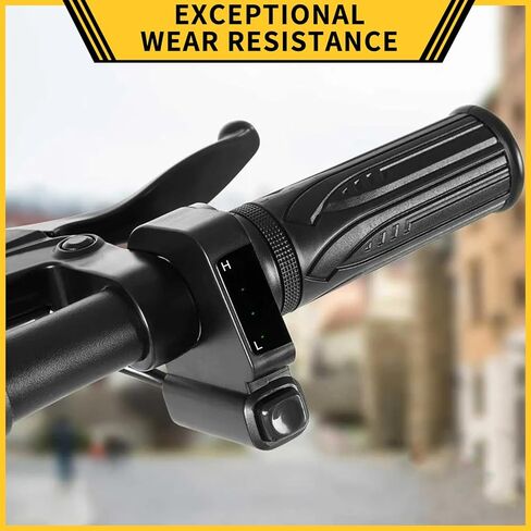 GregYoung 48V Electric Bicycle Throttle Replacement with Cruise Control Button,with Spare Adapter Cable,Compatible with Jetson Haze/DYU Y16 Electric Bicycle in Kuwait