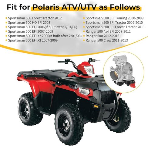 جسم خانق M MATI لـ Polaris Sportsman 500 Ranger 500 2006-2013 3131640 3131739 3131641 3131689 3131684 in Kuwait
