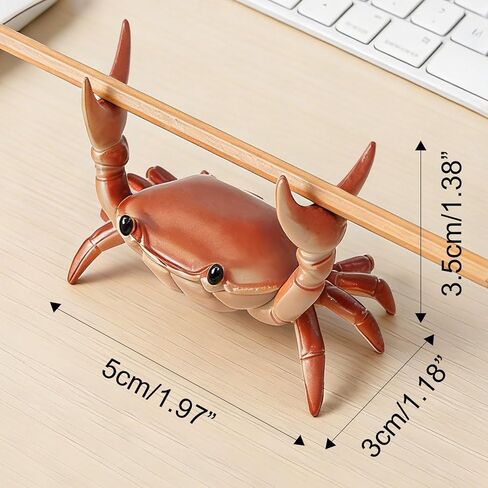 2PCS Desk Crab Pen Holder, New Cute Crab-Shaped Pen Holders, Creative Weightlifting Crabs Penholder Bracket Storage, Funny Desk Organizer for Office Desk, Family Exhibitions, Shop Windows in Saudi Arabia