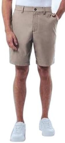 32 Degrees Men's Twill Tech Short (Tan, 36) in Saudi Arabia