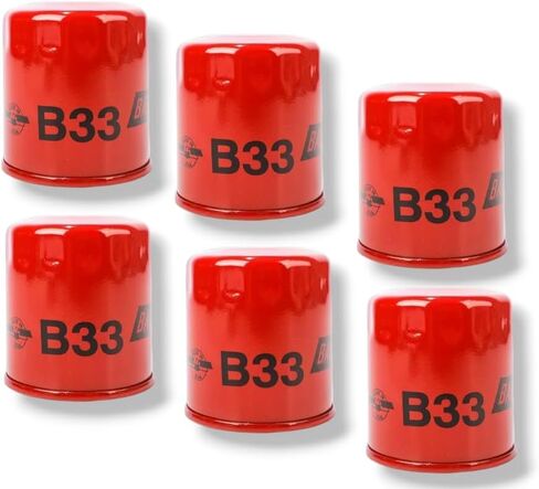فلتر زيت Generic B33 Spin-On يناسب Toyota/John Deere (6 عبوات) in Saudi Arabia