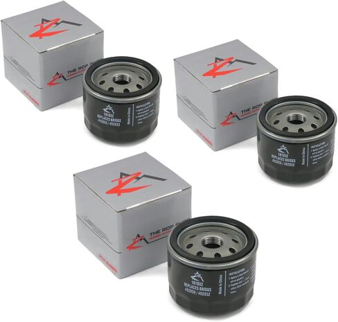 The ROP Shop Set of 3 Oil Filters for Bad Boy 063-5004-00, 063500400, 063-8018-00, 063801800 in Kuwait
