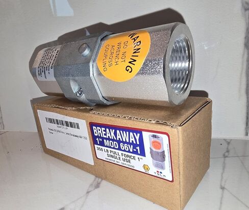1" Single-Use Fuel Hose Breakaway – 350 lb Pull Force – Compatible with OPW66V-1350 Series – Dispenser Safety Breakaway in Saudi Arabia