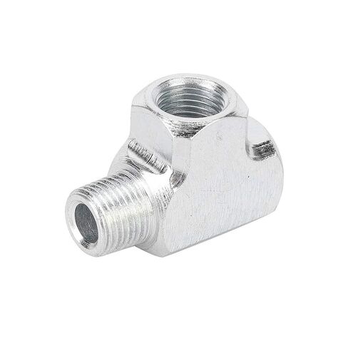 Oil Pressure Switch Tee, 2 Way Oil Pressure Tee 1/8 BSPT Oil Sensor Pressure Gauge Adapter in Saudi Arabia