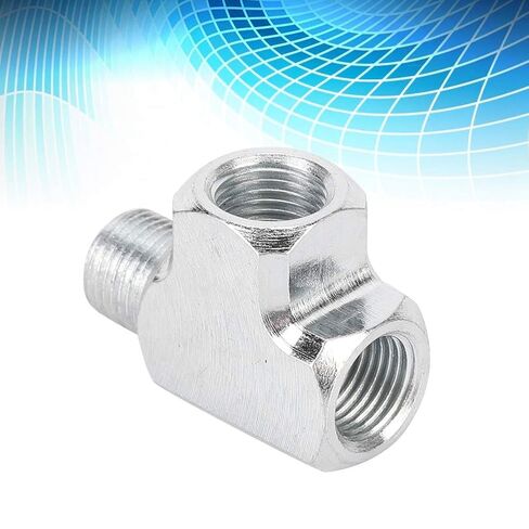 Oil Pressure Switch Tee, 2 Way Oil Pressure Tee 1/8 BSPT Oil Sensor Pressure Gauge Adapter in Saudi Arabia