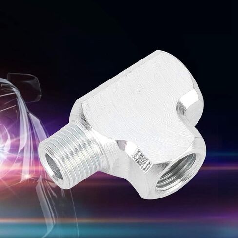 Oil Pressure Switch Tee, 2 Way Oil Pressure Tee 1/8 BSPT Oil Sensor Pressure Gauge Adapter in Saudi Arabia