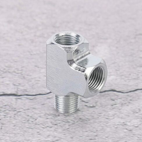 Oil Pressure Switch Tee, 2 Way Oil Pressure Tee 1/8 BSPT Oil Sensor Pressure Gauge Adapter in Saudi Arabia