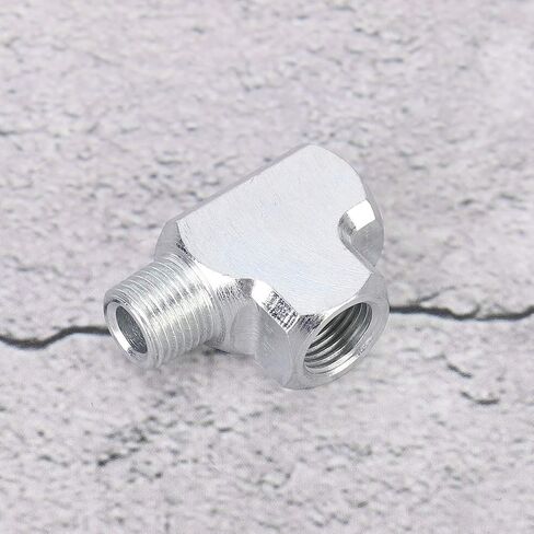 Oil Pressure Switch Tee, 2 Way Oil Pressure Tee 1/8 BSPT Oil Sensor Pressure Gauge Adapter in Saudi Arabia