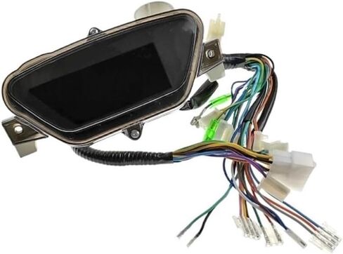 Motorcycle Odometer Digital Modified Digital Meter Motorcycle Tachometer Meter for DIO 50 AF17 AF18 AF25 Odometer Meters Total,White in Saudi Arabia
