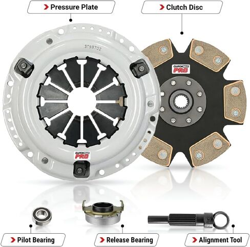 CMP Stage 4 Race Clutch Kit for Honda 1992-2005 Civic 1993-1995 Civic Del Sol 1.5L, 1.6L 1.7L D15 D16 D17 in Saudi Arabia