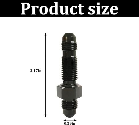 2PCS Car 6AN Male to Male 90 Degree Bulkhead Flare Fitting Adapter, Anti-Rust Aluminum Vehicle Bulkhead Fitting Union Adapter with 6AN Lock Nut, Universal for Vehicles in Saudi Arabia