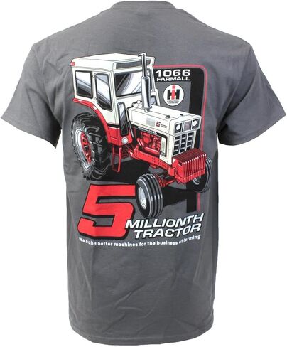 Adult IH Farmall 1066 5 Millionth Tractor Short Sleeve T-Shirt EXC-413 in Kuwait