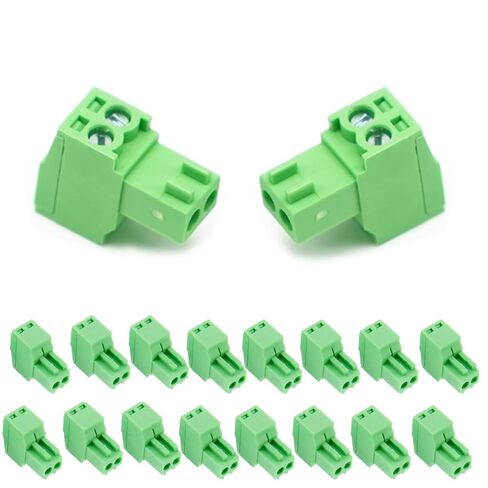 5 قطعة 8 دبوس 2.54 مللي متر الملعب المسمار محطة كتلة موصل ل 26-18AWG ، للتوصيل السريع ذكر موصل قابس-8 القطب in Kuwait