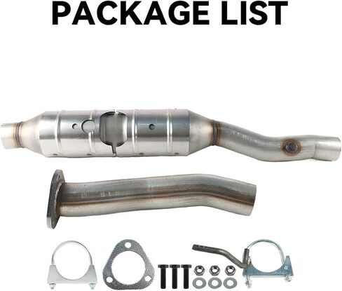 محول حفاز مع مجموعة حشية متوافقة مباشرة مع 2000-2004 Ford F-250/ F-350 Super Duty، 2000-2005 Ford Excursion 5.4L V8 6.8L V10 (متوافق مع EPA) in Kuwait