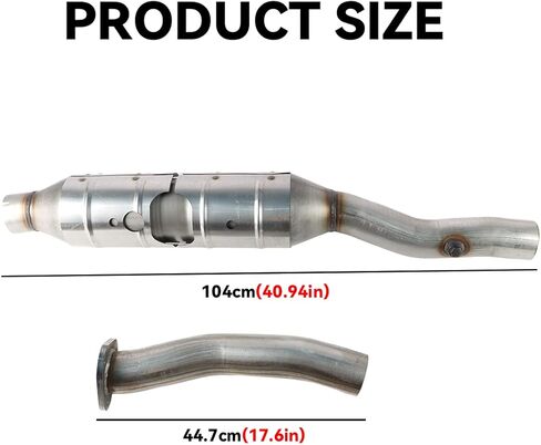 محول حفاز مع مجموعة حشية متوافقة مباشرة مع 2000-2004 Ford F-250/ F-350 Super Duty، 2000-2005 Ford Excursion 5.4L V8 6.8L V10 (متوافق مع EPA) in Kuwait