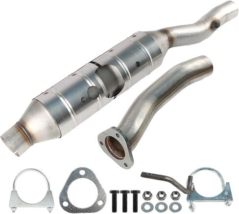 محول حفاز مع مجموعة حشية متوافقة مباشرة مع 2000-2004 Ford F-250/ F-350 Super Duty، 2000-2005 Ford Excursion 5.4L V8 6.8L V10 (متوافق مع EPA) in Kuwait