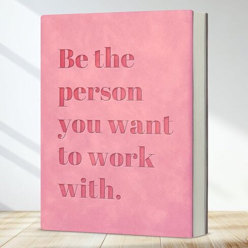 Funny Office Notebook, Be The Person You Want to Work Journal, Motivational Gifts for Coworker Friend Bestie Sister in Saudi Arabia